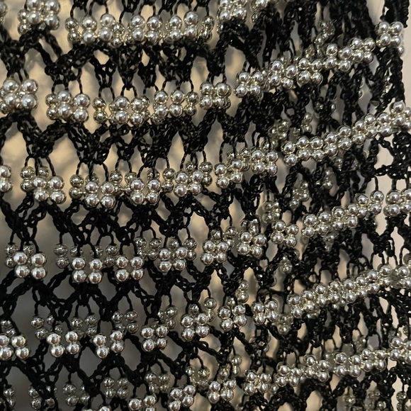 Beaded Crochet Crop Top - Picture 3 of 3